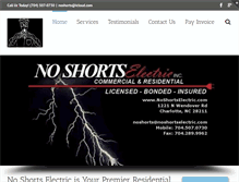Tablet Screenshot of noshortselectric.com